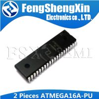 2pcs/lot ATMEGA16A-PU DIP40 DIP ATMEGA16A DIP ATMEGA16 16A-PU 8-bit Microcontroller with 16K Bytes In-System Programmable Flash WATTY Electronics