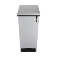 BIN ถังขยะ  เหยียบเหลี่ยม DKW HH-2610I 20 ลิตร สีเทา ที่ใส่ขยะ  Trash Can