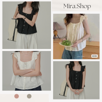 Mira_shop เสื้อกล้ามแขนกุด น่ารัก มินิมอลสไตล์ เรียบร้อย K336#