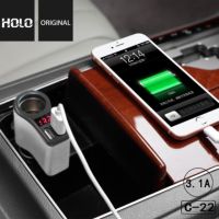 NK ส่งฟรี Holo C-21 / C-22 Car Charger ที่ชาร์จในรถยนต์ ที่ชาร์จเสียบช่องจุดบุหรี่ มีจอ LED ชาร์ทรถ ชาร์ทในรถ ชาร์จรถ หัวชาร์จรถยน อุปกรณ์เสริมรถยนต์ อุปกรณ์ตกแต่งรถยนต์