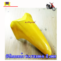 บังโคลนหน้า wave100S ปี 2005 (รุ่นยูบ๊อกซ์) สีเหลือง (R192) อย่างหนาAAA