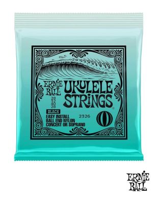 ERNIE BALL 2326 Ukulele String สายอูคูเลเล่ แบบไนลอนดำ ปลายสายหัวกลม รุ่น P02326 ** Made in USA **