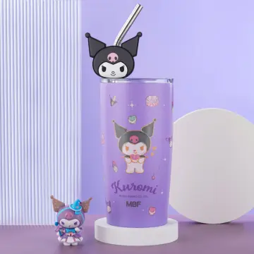 Sanrio 304 Stainless Steel Vacuum Cup Kawaii Anime Hello Kitty Thermos  Cartoon Kuromi Cinnamoroll Bomb Lid Straight Drink Cup