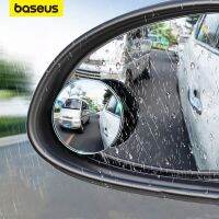 Baseus กระจกกระจกมองหลังรถยนต์2ชิ้นมองเห็นได้เต็มที่360องศาเราโกรธอุปกรณ์ที่จอดรถกันน้ำได้กระจกมองหลังจุดบอด