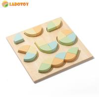 Color Pairing Game Montessori Math Toy Wood Learning Toys Hand Eye Coordination Parent Child Interaction Kid Gift