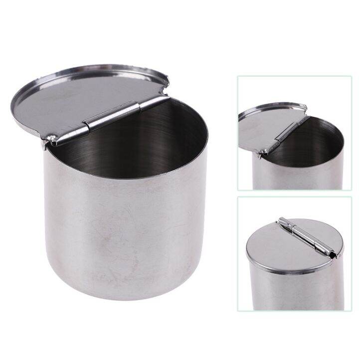 Dental nurse box medical cotton ball container semiopen stainless