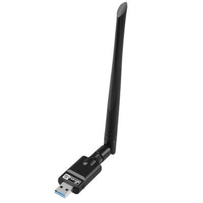 【ขาย】 AC1300Mbps USB 5G/2.4Ghz บลูทูธ5.0การ์ดเครือข่าย USB อะแดปเตอร์ Wi-Fi แบนด์คู่ไดรฟ์ซีดีสำหรับแล็ปท็อปพีซี