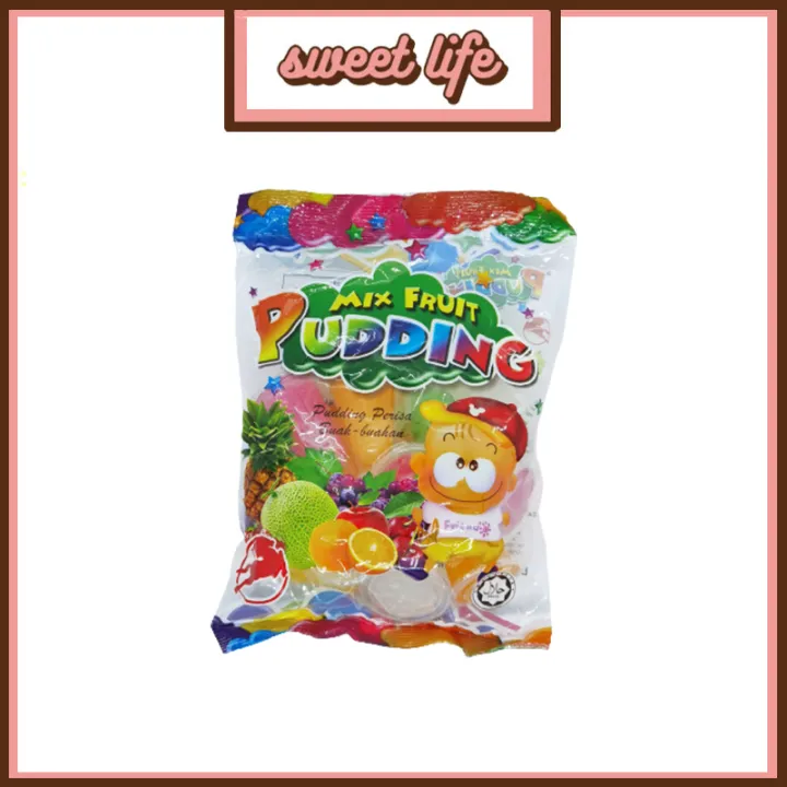 230G LEAN SENG MIX FRUIT PUDDING JELLY FLAVOR BUAHBUAHAN CAMPUR PUDING