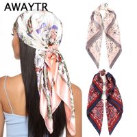 【CC】☃♤  70x70cm Hair Scarf Scarftop Headwraps Woman Fashion Accessories Hijab Foulard Iuxe Bandana Headscarf