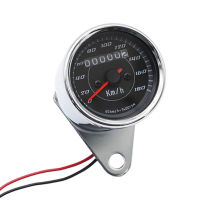 LED Backlight รถจักรยานยนต์เครื่องวัดระยะทาง Speedometer 0-180 Km/h Speed Meter 12V