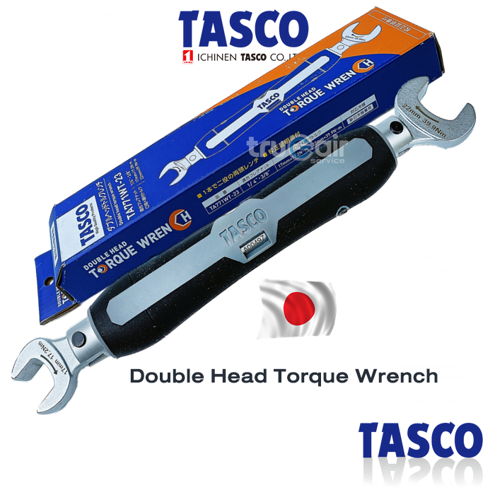 tasco-japan-double-head-torque-wrench-ta771wt-23-ประแจทอร์ค-1-4-3-8-refrigerant-size