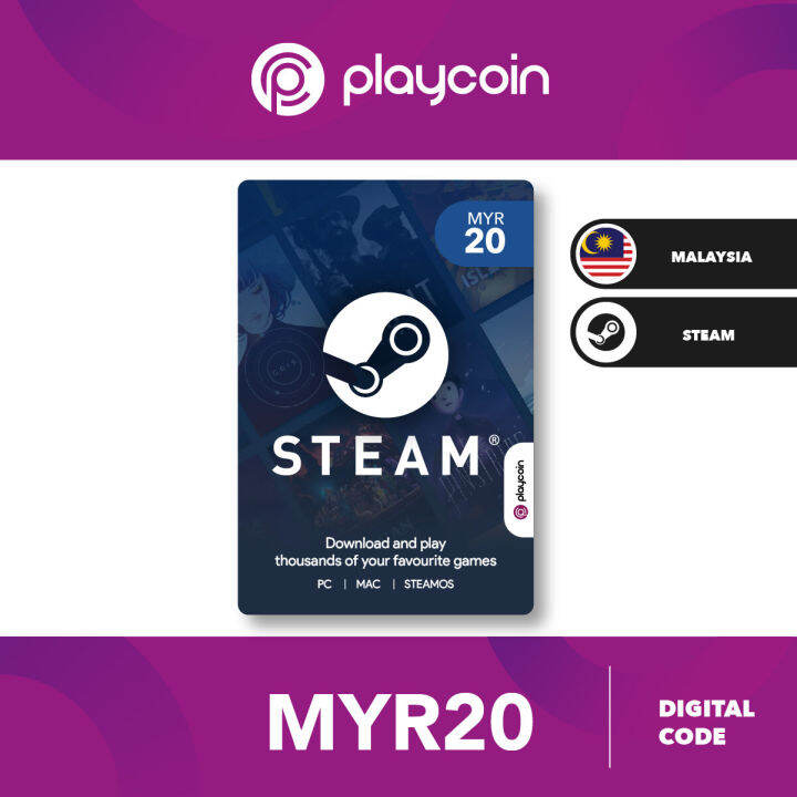 Valve Steam Gift Card - $20