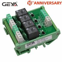 【✔In stock】 wuji39292 Geya รีเลย์โมดูล1 Spdt Din รางติดตั้ง12V 24V Dc/Ac โมดูลอินเตอร์เฟซรีเลย์220V 230V