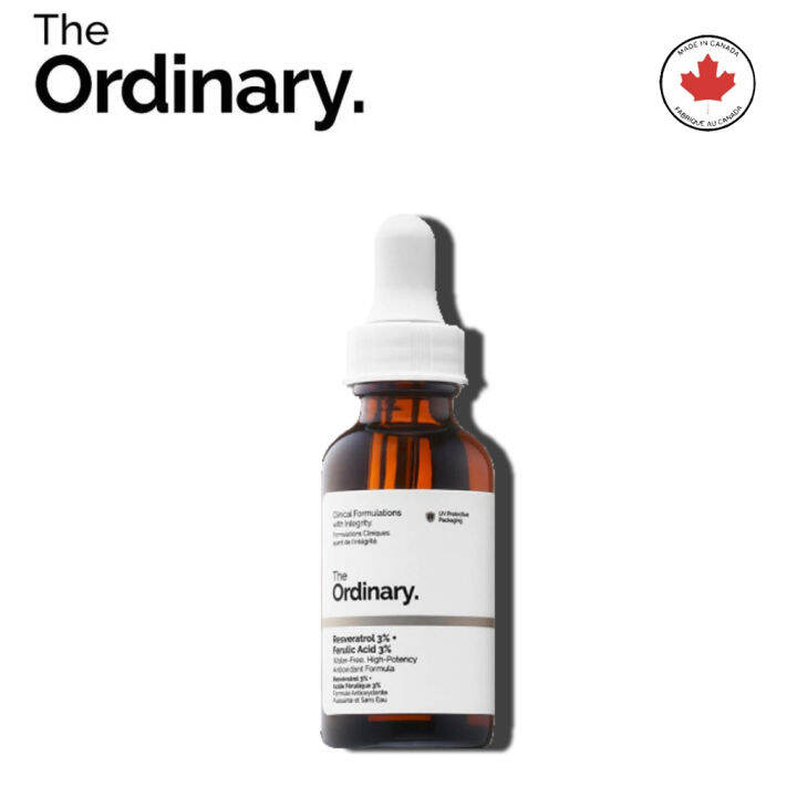 【Fast delivery】The Ordinary Resveratrol 3 + Ferulic Acid 3 30ml