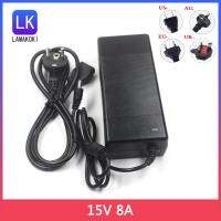 ♧❅♕ 15V 8A Power Adapter 15V8A Switching Power Supply Voltage Regulator DC Power Audio Power Notebook Charger