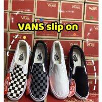 แวนสลิปออน?มีเก็บเงินปลายทาง ?vans slip on แวนตาราง แวนสวม แวนหมากรุก รองเท้าแวน รองเท้าผ้าใบ สุดฮิต