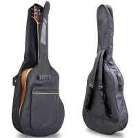 40/41 Inch Waterproof Guitar Case Double Strap Padded Black Guitar Case Backpack Shoulder Strap Classical Guitar Bag