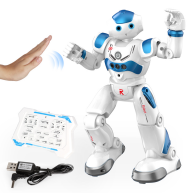 Inligent Early Education Remote Control Robot Puzzle Boy Childrens Toy Gesture Induction Usb Charging