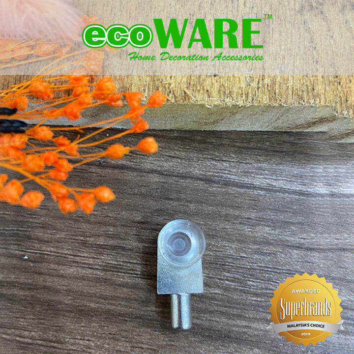 ecoWARE 1025 Glass Stud Shelf Support, Stud Pin Peg Lazada