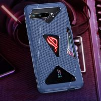 (PANG TECH)สำหรับ Asus ROG Phone 3 TPU โทรศัพท์เกมระบายความร้อนเคสกันกระแทกรวมทุกอย่าง (สีดำ)