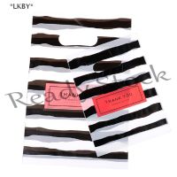 【hot sale】 ▣ B41 Luckybabys 50pcs New Design Black white Striped Packaging Bags for Gift Small Pouches new