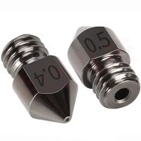 ◊❡△ 2Pcs MK7 MK8 Nozzle Super Hard Steel Corrosion-Resistant Extruder Threaded 0.4mm 1.75mm for Ender3 Pro 3D Printer Parts