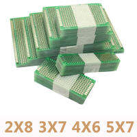 20 Pcslot 5X7 4X6 3X7 2X8ซม. โพรโทแท็บสองด้านพิมพ์ลายอเนกประสงค์แผงวงจร PCB โปรโตบอร์ดสำหรับ Arduino