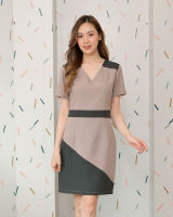 CRAYONBRAND - ชุดเดรส รุ่น Twotone mix dress