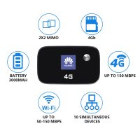 ปลดล็อค4G 150Mbps LTE Pocket Wifi Hotspot HUAWEI E5776s-32สำหรับ Ipad/iphone ที่คลุมมอเตอร์ไซค์กันน้ำ