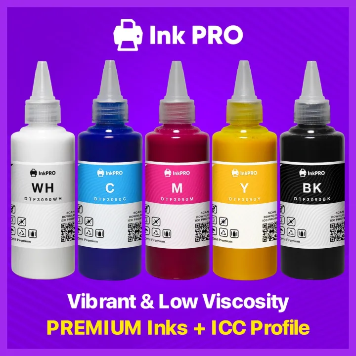 DTF InkPro 100ml Hybrid Inks with ICC Profile Lazada PH