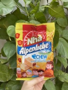 Kẹo Mềm Vị Sữa và Hương Trà Sữa Đường Đen Alpenliebe 2Chew Gói 87.5g-nhỏ