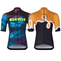 Morvelo Bicycle Jersey MTB Cycling Jersey Bicycle Team Short Sleeve Jersey Men Cycling Shirts Breathable Mountain Bicycle Shirt