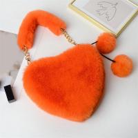 Heart-shaped Bag Diagonal Handbag Playful Chic Fashion Autumn and Winter Plush