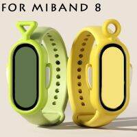 ◕ Antenna Silicone Strap case for Xiaomi Smart Band 8 NFC Rubber Wristband Correa for Miband 8 Bracelet Replacement Accessories