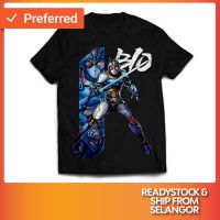 Japanese Hero Animation Kamen Rider  Men Pure Cotton Round Neck Short Sleeve Top T-Shirt