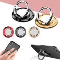 360° Rotatable Finger Ring Mobile Phone Holder Stand Grip for Universal Car Magnetic Mount Phone Back Sticker Pad Bracket Holder Car Mounts