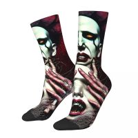 Winter Warm Cool Women Men Beautiful Nightmares Marilyn Manson Gothic Socks Non-slip Middle Tube Socks Socks Tights