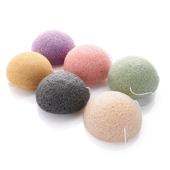 sponge-cosmetic-puff-face-cleaning-round-shape-natural-konjac-face-puff-facial-wash-flutter-deep-cleansing-pores-makeup-tool