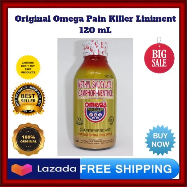 Original Omega Pain Killer Liniment 120 mL Lazada PH