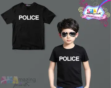 police t shirt kids