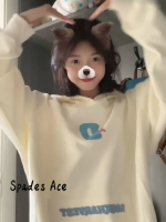 Spades Ace เสื้อฮู้ด เสื้อแขนยาวอบอุ่น หลวมและสบาย ล้ำสมัย ชิค สไตล์ ทันสมัย WWY2392SET 38Z230921