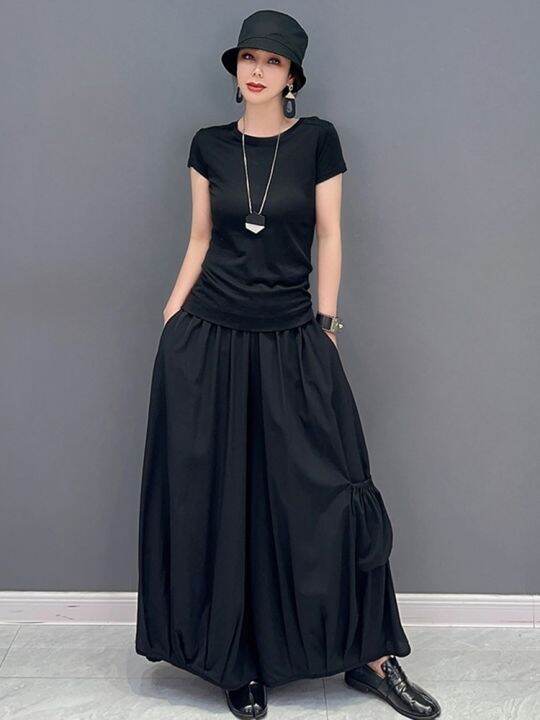 xitao-pants-personality-fashion-loose-women-wide-leg-pants