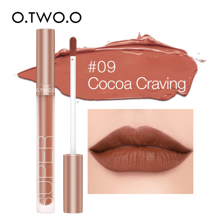 o-two-o-matte-velvet-liquid-lipstick-waterproof-rich-color-long-lasting-lips-makeup-lightweight-lip-gloss-12-color