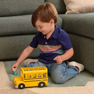 Export big-name English enlightenment nursery rhymes animation music school bus super baby doll play house toy