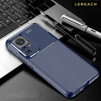 Lereach ใหม่คาร์บอนไฟเบอร์ Soft Case สำหรับ Xiaomi 12T 12T Pro Redmi K50 Ultra กันกระแทก Anti-Scratch SiliconeTPU ฝาหลังเคสโทรศัพท์