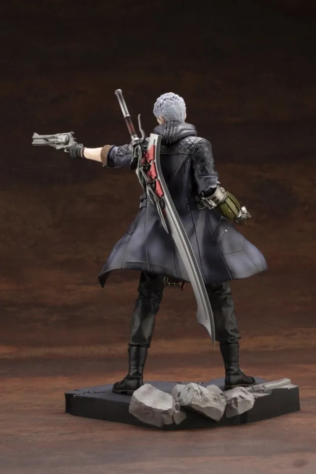 28cm Devil DANTE May Cry NERO Statue Action Figure PVC Model Collection Toy  For Friend Gifts