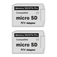 2X SD2Vita 5.0 Memory Card Adapter,for PS Vita PSVSD Micro-SD Adapter for PSV 1000/2000 PSTV FW 3.60 HENkaku Enso System