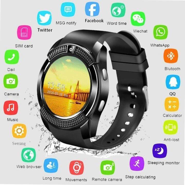 smartwatch v8 whatsapp