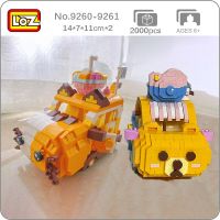 LOZ Animal World Cat Bear Car Ice Cream Candy Cake Vehicle 3D Model DIY Mini Blocks Bricks Building Toy for Children no Box