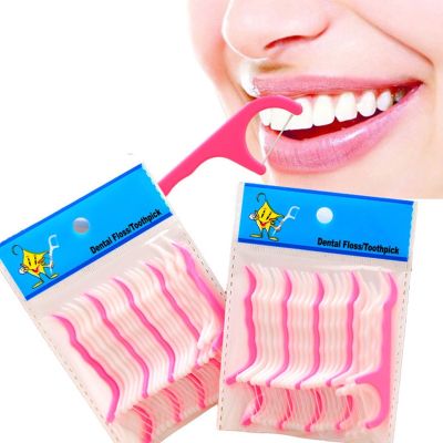 ไหมขัดฟันทันตกรรมแบบใช้แล้วทิ้งไม้จิ้มฟันไหมขัดฟันไม้ขัดฟันระหว่างฟัน100/75/50/25ชิ้นการดูแลทำความสะอาดเหงือกฟันช่องปาก